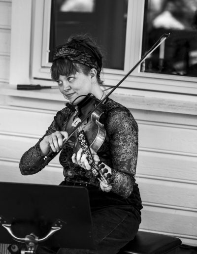 Lars Jakob Rudjord med Kjempe-Jo, TerrasseJazz 2024 (foto: Birgit Fostervold)